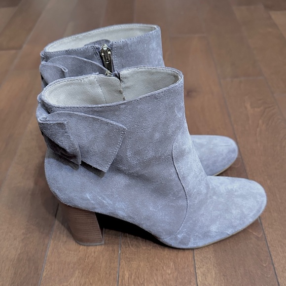 Kate Spade Taupe Suede Heeled Boots - Picture 4 of 12
